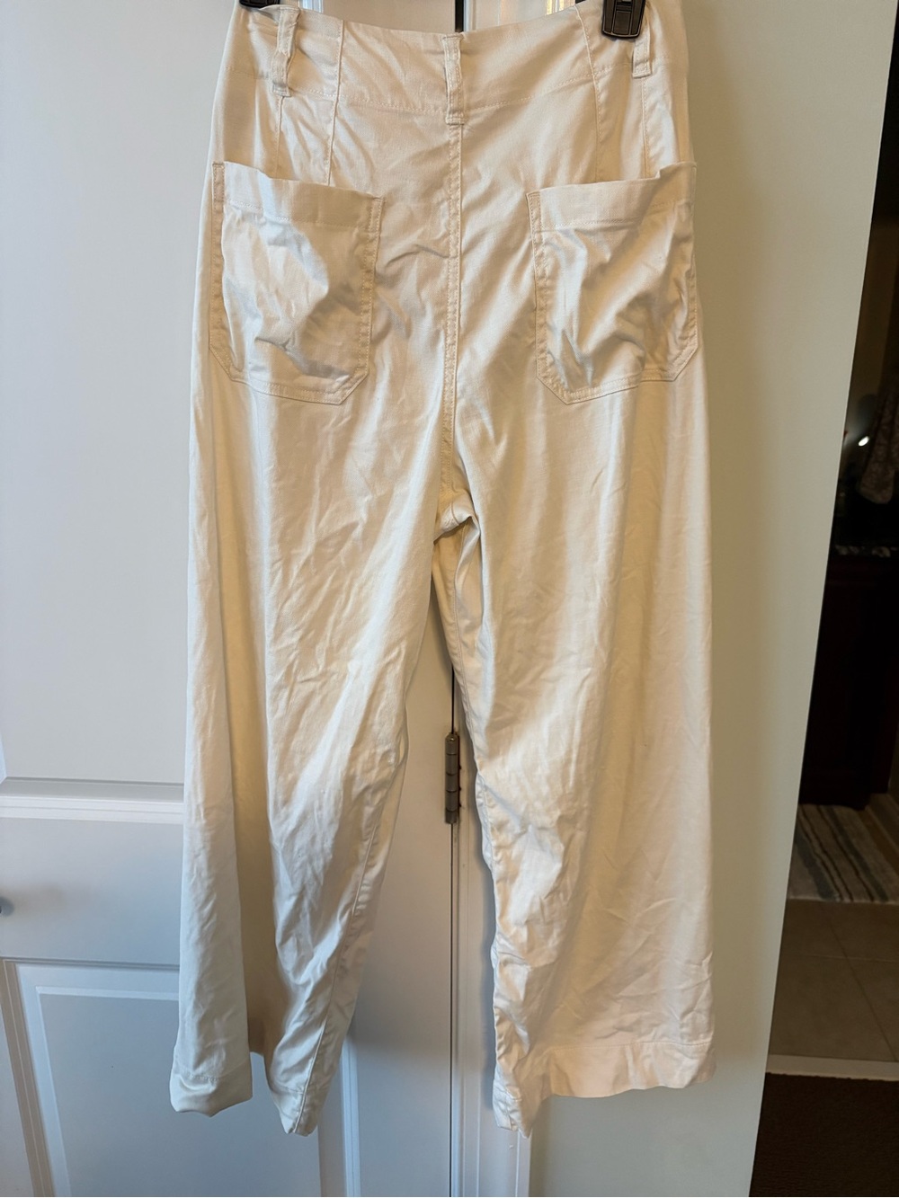 The Colette Cropped Wide-leg Pants by Maeve: Linen Edition